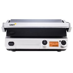 Гриль UNIT UQG-31 серебристый/черный