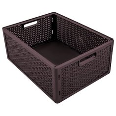 BranQ Ящик сборный Nature 58х50х14 см венге