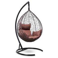 Подвесное кресло-кокон Laura Outdoor Sevilla, коричневый/шоколадный