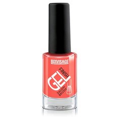 Лак LUXVISAGE Gel finish, оттенок 5 живописный коралл