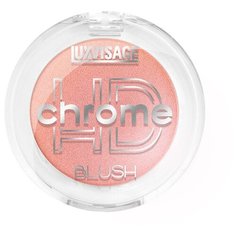 LUXVISAGE Румяна HD Chrome 105 нежный розовый