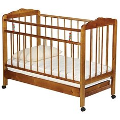 Кроватка ЧП Смирнов Женечка-2 (качалка) орех