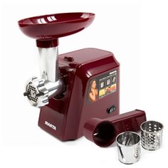 Мясорубка MARTA MT-2089 бордовый гранат