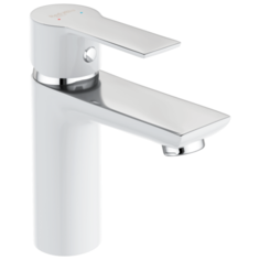 Смеситель для раковины (умывальника) RedBlu Origin Elegance 840210000 однорычажный белый/хром