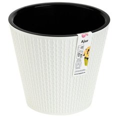 Кашпо InGreen Ajur ING6192, 4л, 20х18.3 см белый