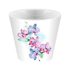 Горшок InGreen London Orchid Deco 16х16х14,5 см голубой