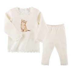 Пижама Наша мама размер 92, молочный