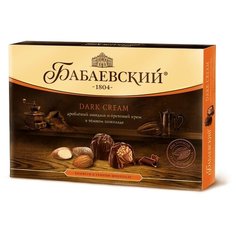 Набор конфет Бабаевский Dark Cream дробленый миндаль и ореховый крем 200 г