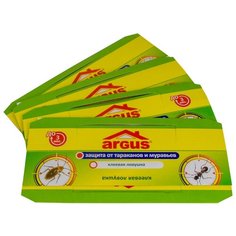 Ловушка ARGUS от тараканов и муравьев Домик (4 шт.)