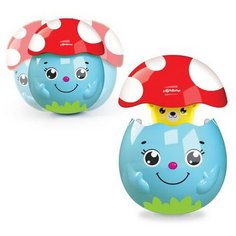 Развивающая игрушка Азбукварик Грибочек-сюрприз голубой/красный