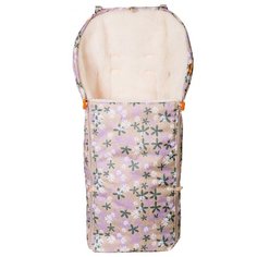 Конверт-мешок Чудо-Чадо меховой Комфорт 92 см ромашки