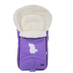Конверт-мешок Nuovita Tundra Bianco меховой 90 см фиолетовый
