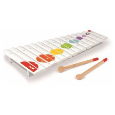 Janod ксилофон Конфетти 15 нот J07605 белый
