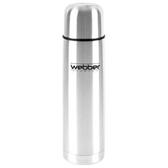 Классический термос Webber SSVP-1000P (1 л) серебристый