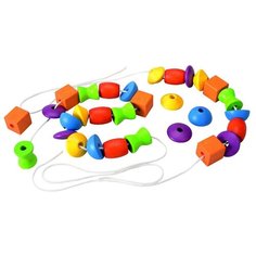 Шнуровка PlanToys Собери бусы (5353) мультиколор