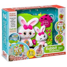 Развивающая игрушка Shenzhen Jingyitian Trade Кролик (FS-35816) белый/зеленый