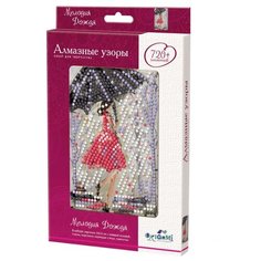 Origami Набор алмазной вышивки Алмазные узоры Мелодия дождя (04727) 10х15см