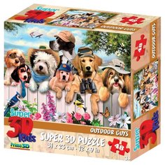 Пазл Prime 3D 3D Дворовые парни (13642), 48 дет.