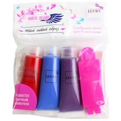 Набор косметики LUCKY Бьюти-дизайн Твой новый образ Т14333 красный/синий/сиреневый