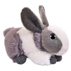 Мягкая игрушка Junfa toys Кролик серый 18 см
