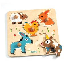 Рамка-вкладыш DJECO Ихан (01016), 5 дет.