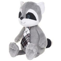 Мягкая игрушка Maxitoys Романтичный енотик в клетчатом галстучке 20 см