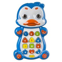 Развивающая игрушка Play Smart Детский смартфон Пингвинчик голубой/белый