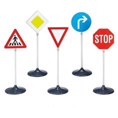 Klein Набор дорожных знаков 2980 белый/красный/желтый/голубой