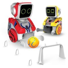 Робот Silverlit Kickabot Двойной набор белый/желтый/красный