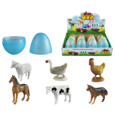 Фигурки Yako Животные 2 игрушки в яйце M0288-1
