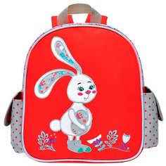 Феникс+ Рюкзак детский Скромный зайка (45941), красный