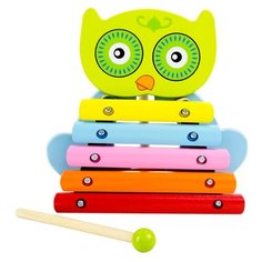 Каталка-игрушка Mapacha Совенок (76430) со звуковыми эффектами многоцветный