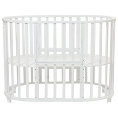Кроватка Mr Sandman Round 7 в 1 (трансформер) белый