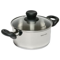Кастрюля DOSH | HOME TAURUS 2 л, серебристый/черный