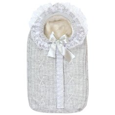 Конверт-мешок Сонный Гномик Радость 74 см дымчато-серый