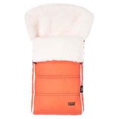 Конверт-мешок Nuovita Alpino Bianco меховой 85 см оранжевый