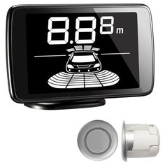 Комбинированные парктроники, монитор PARKMASTER 238 серебристый