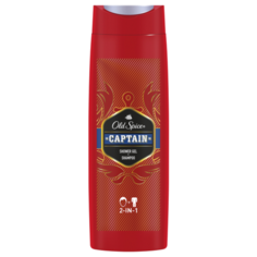 Гель для душа и шампунь Old Spice Captain, 400 мл