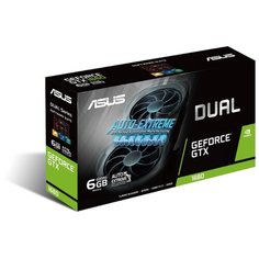 Видеокарта ASUS Dual GeForce GTX 1660 1500MHz PCI-E 3.0 6144MB 8002MHz 192 bit DVI HDMI DisplayPort HDCP EVO Retail