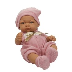 Пупс 1 TOY в розовом комбинезоне и пинетках, 25 см, Т15467