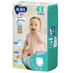 Aura трусики 5 (13-20 кг) 40 шт.