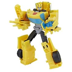 Трансформер Hasbro Transformers Бамблби. Warrior Class (Кибервселенная) E1900 желтый