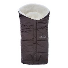 Конверт-мешок Nuovita Siberia Bianco меховой 90 см шоколад