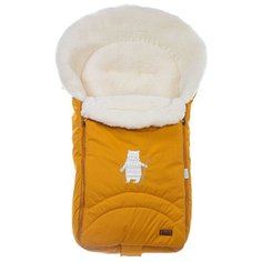 Конверт-мешок Nuovita Tundra Bianco меховой 90 см медовый