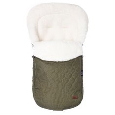 Конверт-мешок Nuovita Polare Bianco меховой 90 см хаки