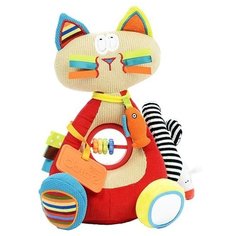 Развивающая игрушка Dolce Котик бежево-красный