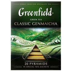 Чай зеленый Greenfield Classic Genmaicha в пирамидках, 36 г, 20 шт.