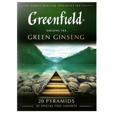 Чай улун Greenfield Green Ginseng в пирамидках, 36 г, 20 шт.