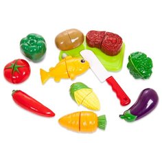 Набор продуктов с посудой ABtoys Помогаю маме PT-00467 разноцветный