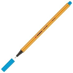 STABILO Ручка капиллярная Stabilo Point 88, 0.4 мм, голубой 32 цвет чернил